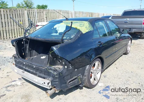 2004 Lexus Is 300 from USA, damaged, VIN JTHBD192840085360